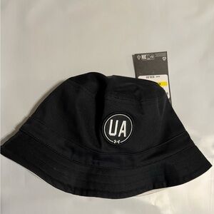 Under Armour Black Bucket Hat with Logo
